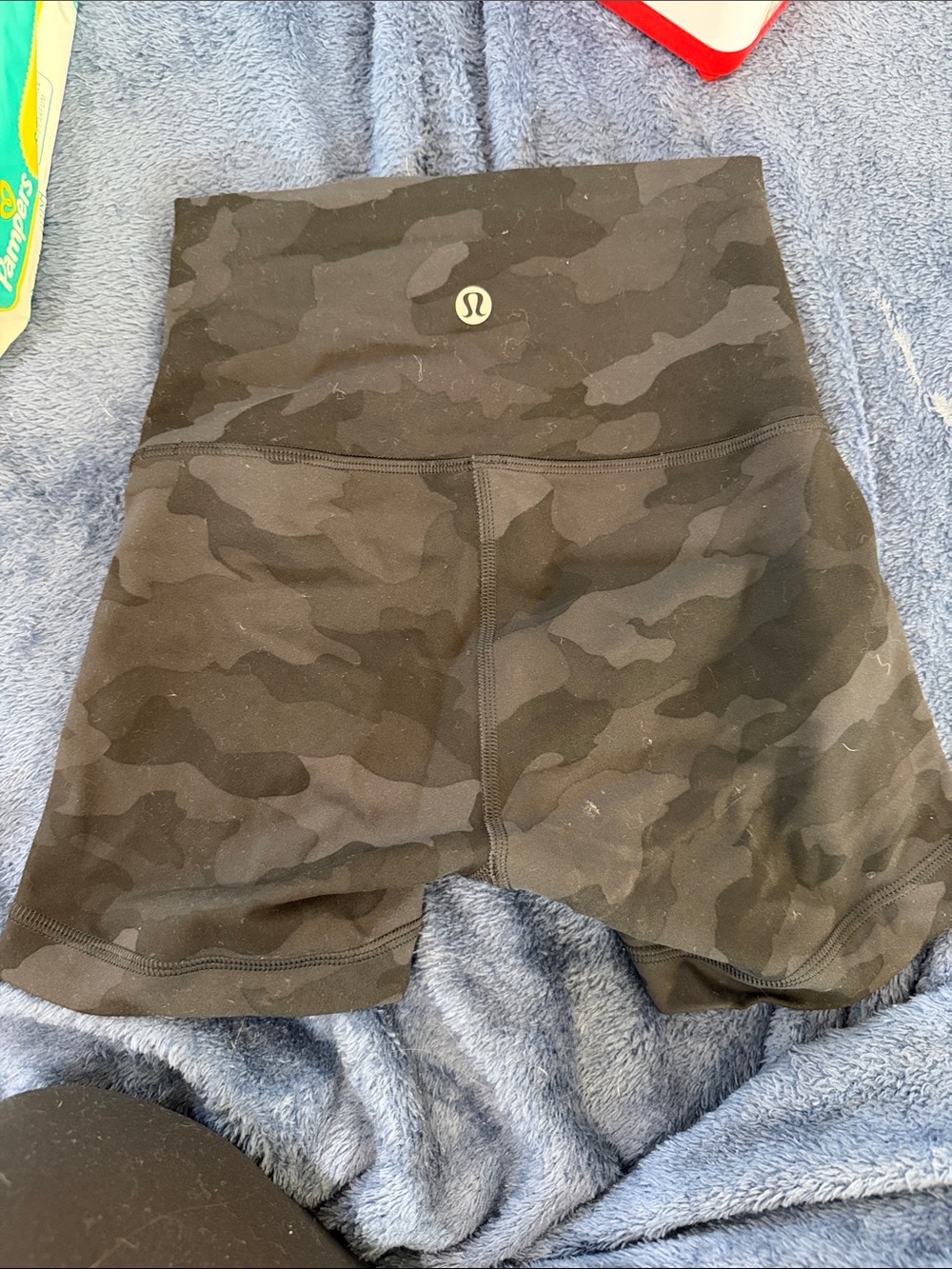 lululemon athletica High-Rise Black Camo Bike Shorts
